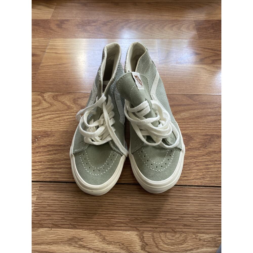 Vans Sk8-Hi Eco Theory Tapered Sneakers Suede Green Men's Size 5